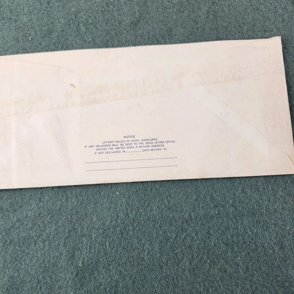 Vintage Placer Hotel Helena‎ Montana Architecture Letterhead Stationery Set